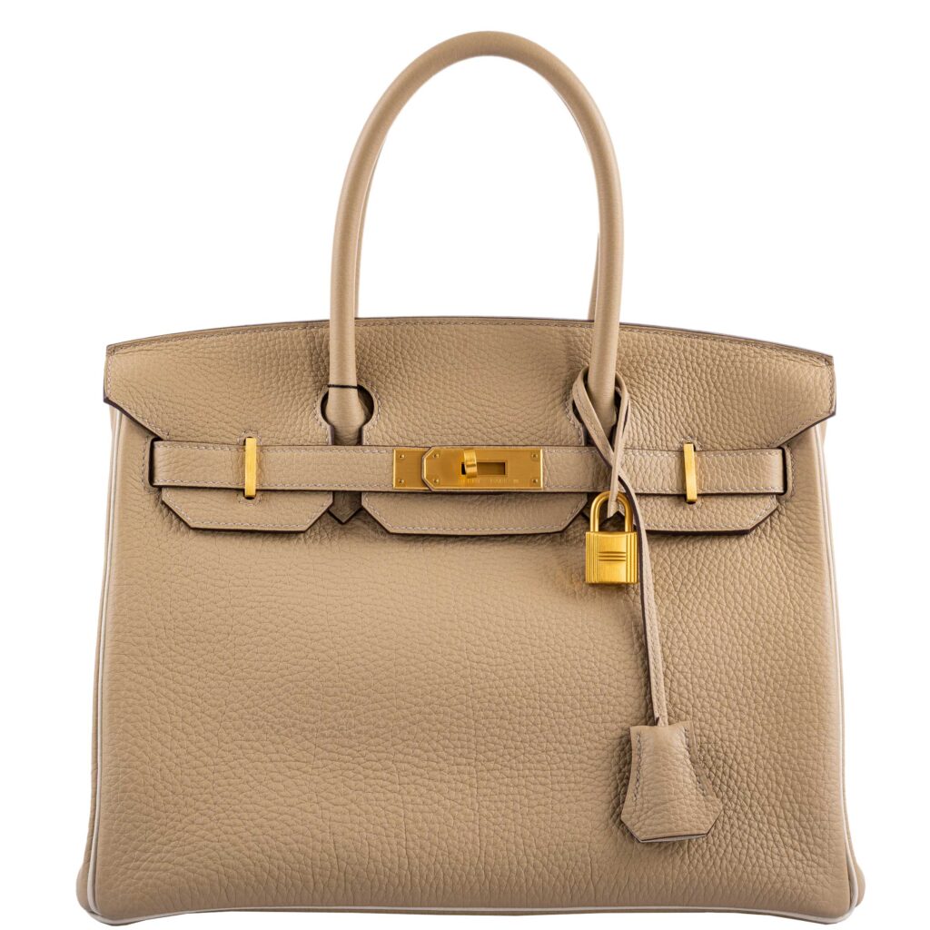 Hermes Birkin 30 HSS Trench & Craie Piping Togo Brushed Gold Hardware -, X - Product Image 2