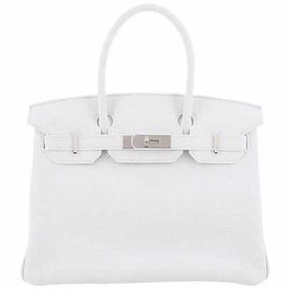 HermesBirkin 30 HSS White Clemence Brushed Palladium Hardware -, D | Studio Nafay