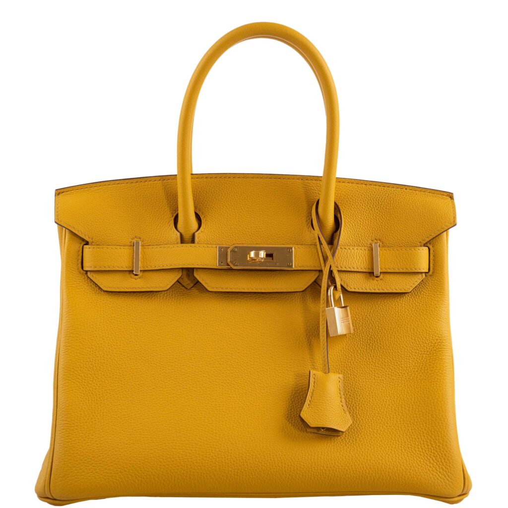 Hermes Birkin 30 Jaune Ambre Togo Gold Hardware -, C - Product Image 2