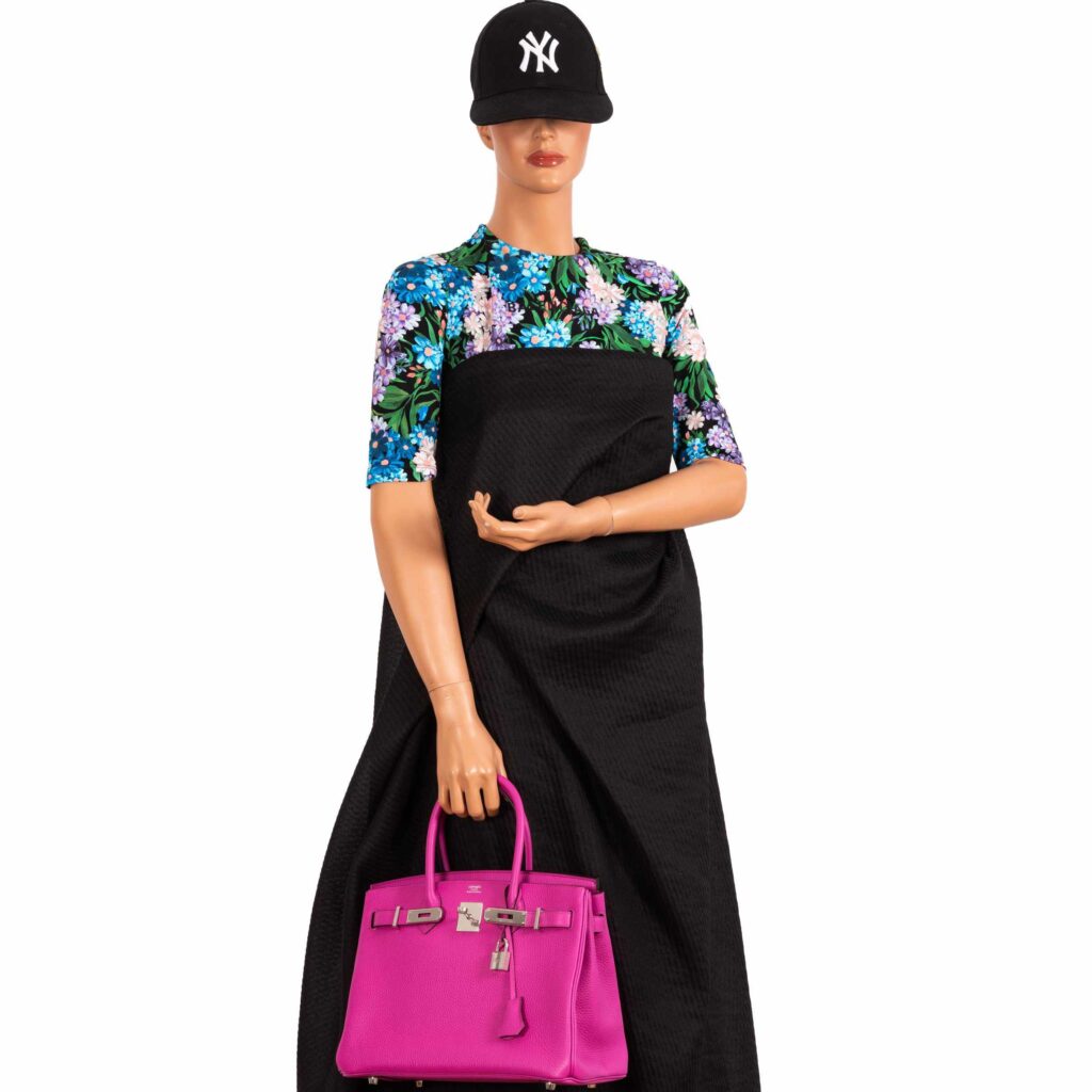 HermesBirkin 30 Magnolia Clemence Palladium Hardware - Product Image 2