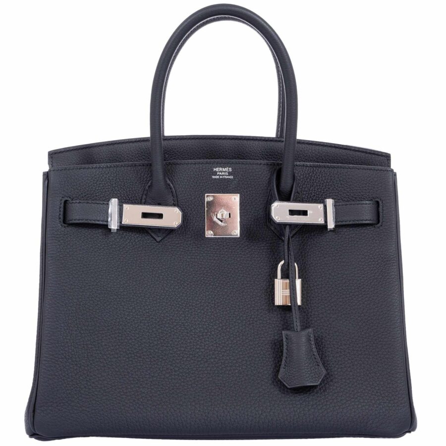 HermesBirkin 30 Plomb Togo Palladium Hardware | Studio Nafay