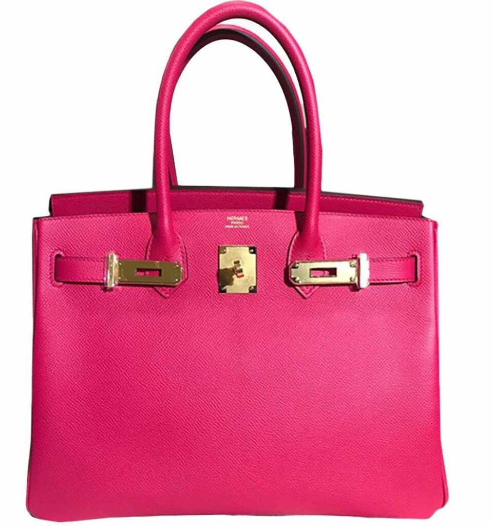 HermesBirkin 30 Rose Extreme Epsom Gold Hardware - D | Studio Nafay