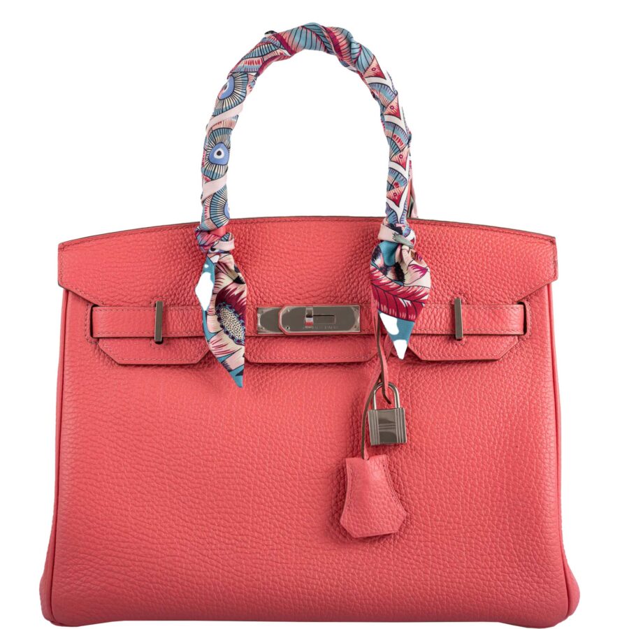 HermesBirkin 30 Rose Lipstick Togo Palladium Hardware -, Q Square | Studio Nafay