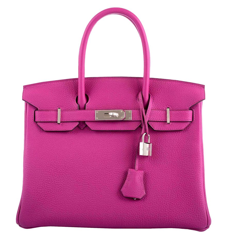 HermesBirkin 30 Rose Pourpre Togo Palladium Hardware -, Y | Studio Nafay