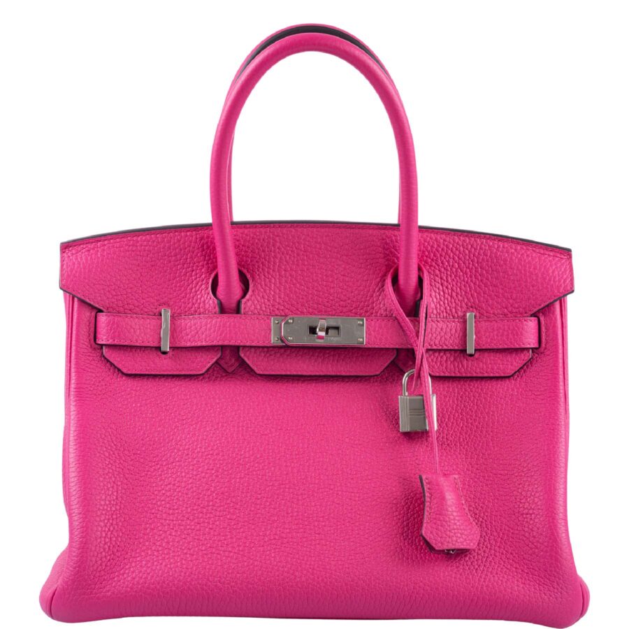 HermesBirkin 30 Rose Shocking Togo Palladium Hardware | Studio Nafay