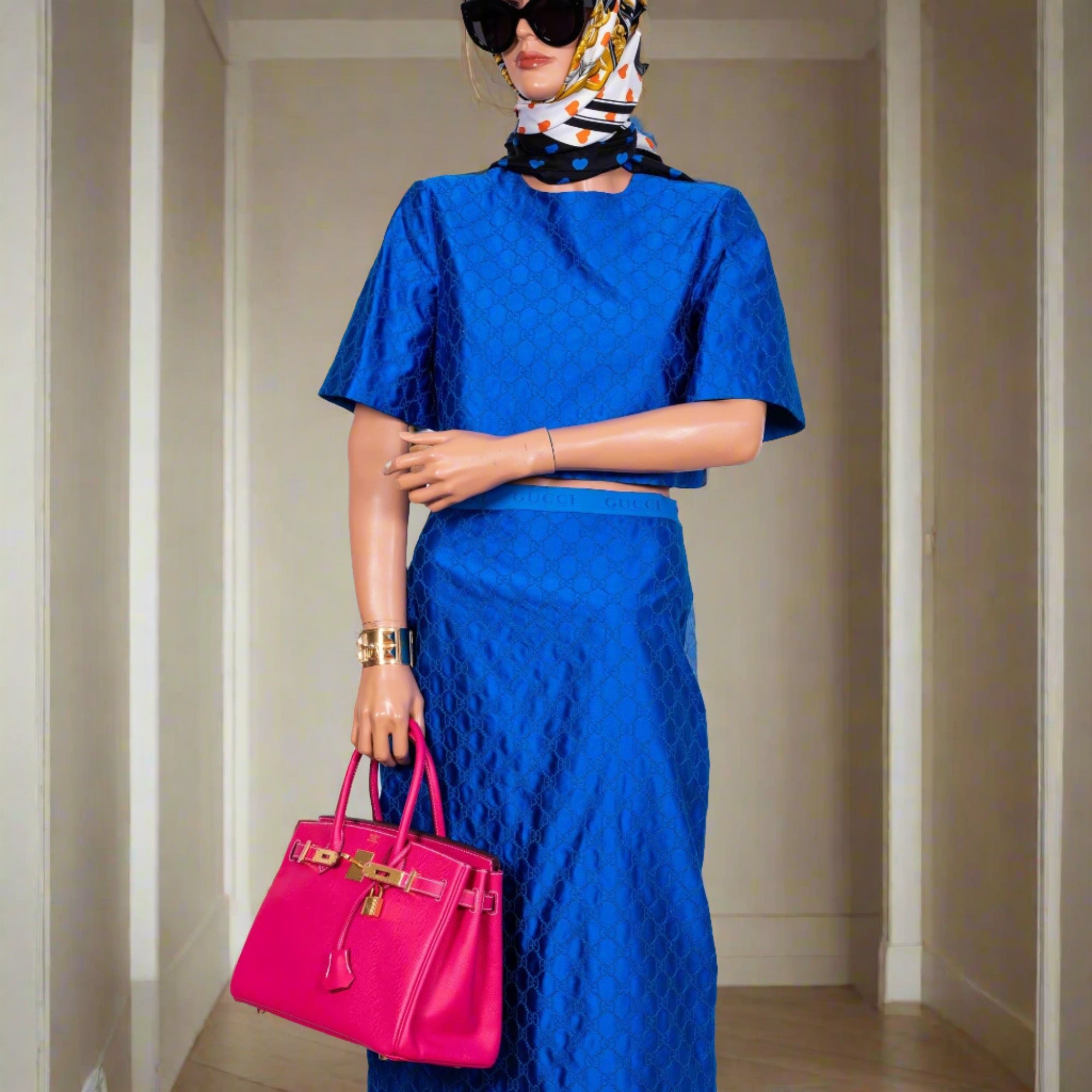 HermesBirkin 30 Rose Tyrien Epsom Gold Hardware