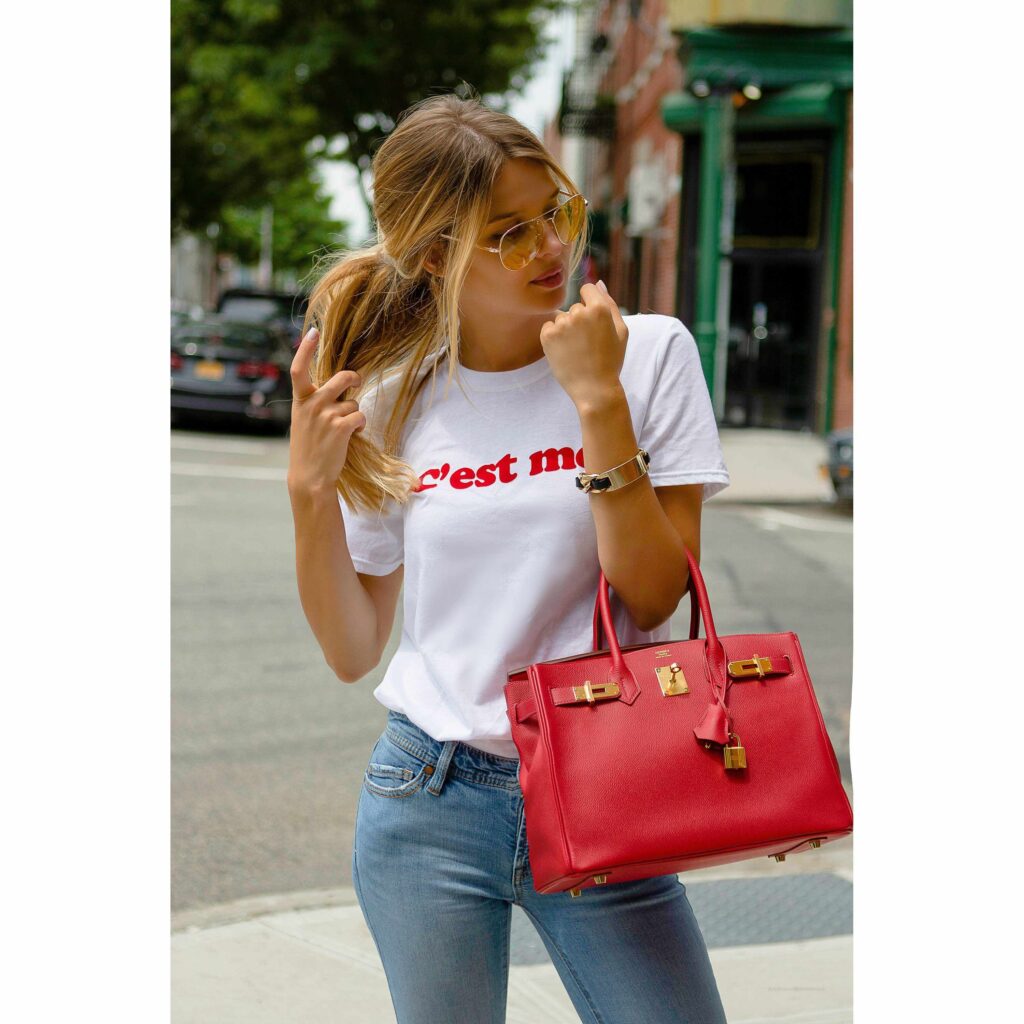 HermesBirkin 30 Rouge Casaque Epsom Gold Hardware - Product Image 2