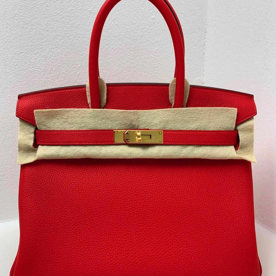 HermesBirkin 30 Rouge Coer Togo GHW | Studio Nafay