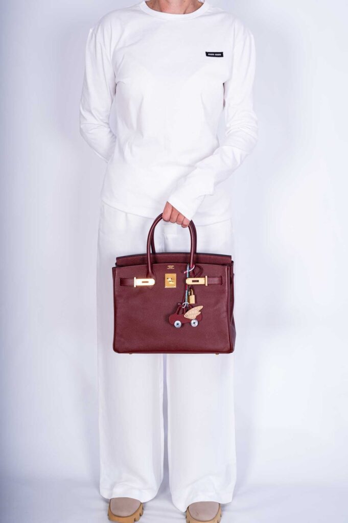 HermesBirkin 30 Rouge H Epsom Gold Hardware - Product Image 2