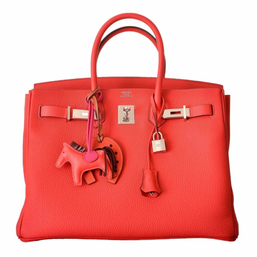 HermesBirkin 30 Rouge Pivoine Clemence Palladium Hardware | Studio Nafay