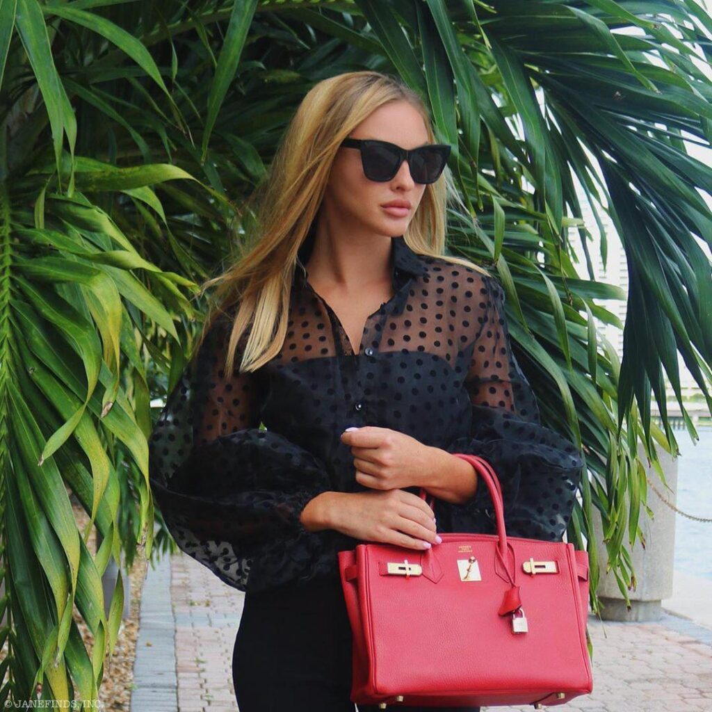 HermesBirkin 30 Rouge Vif Ardennes Gold Hardware -, E Square - Product Image 2