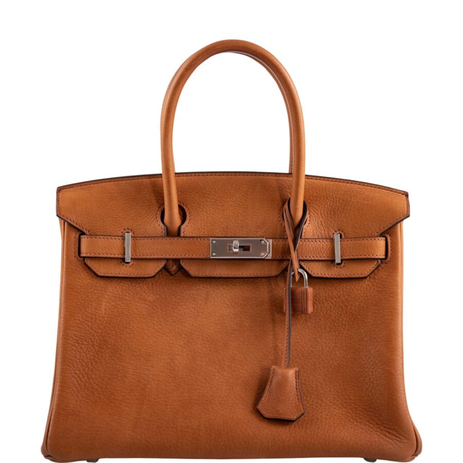 HermesBirkin 30 Saddle Taurillon Palladium Hardware | Studio Nafay