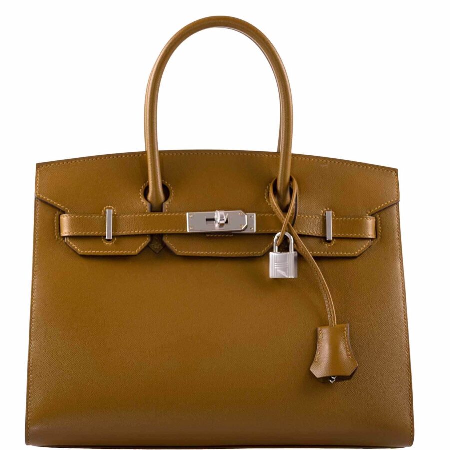 HermesBirkin 30 Sellier Bronze Dore Madame Grain Palladium Hardware -, D | Studio Nafay