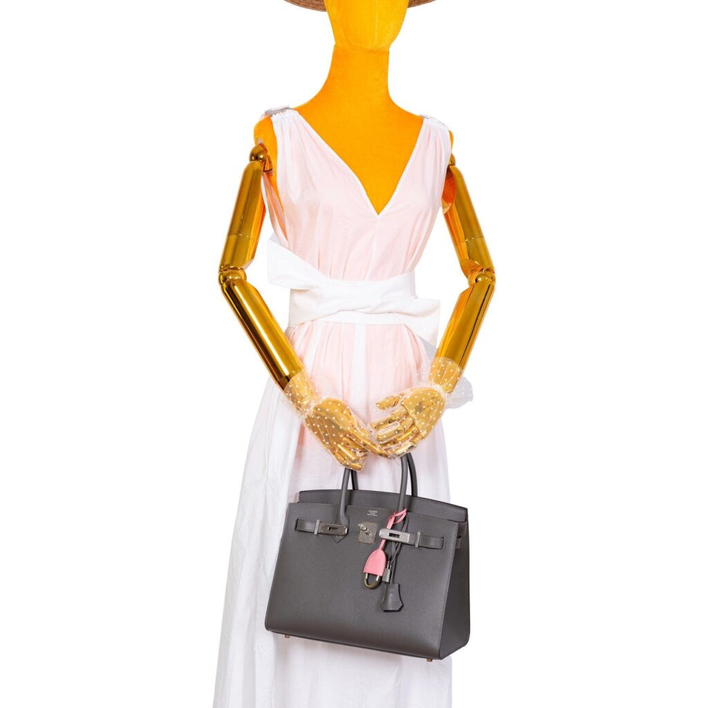 HermesBirkin 30 Sellier Gris Meyer Epsom Palladium Hardware - Product Image 2