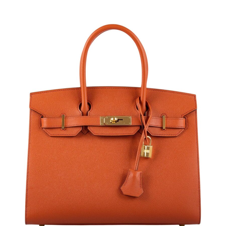 HermesBirkin 30 Sellier Terre Battue Epsom Leather Gold Hardware | Studio Nafay
