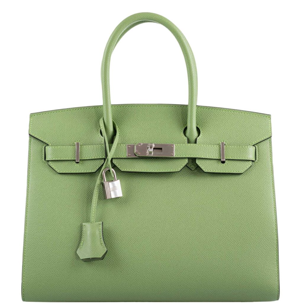 Hermes Birkin 30 Sellier Vert Criquet Madame Grain Palladium Hardware -, Y - Product Image 2