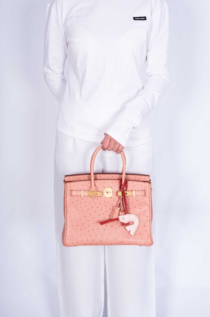 HermesBirkin 30 Terre Cuite Ostrich Gold Hardware - Product Image 2
