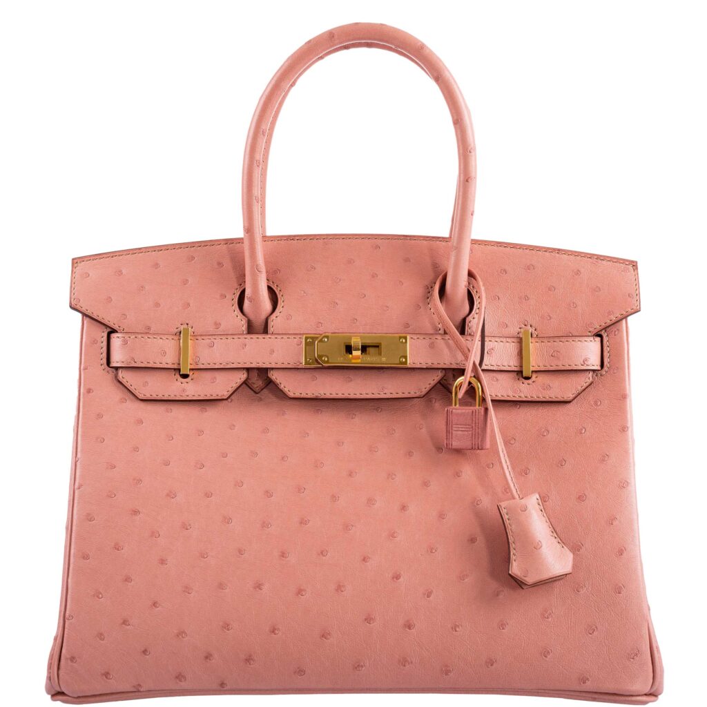 Hermes Birkin 30 Terre Cuite Ostrich Gold Hardware -, Y - Product Image 2