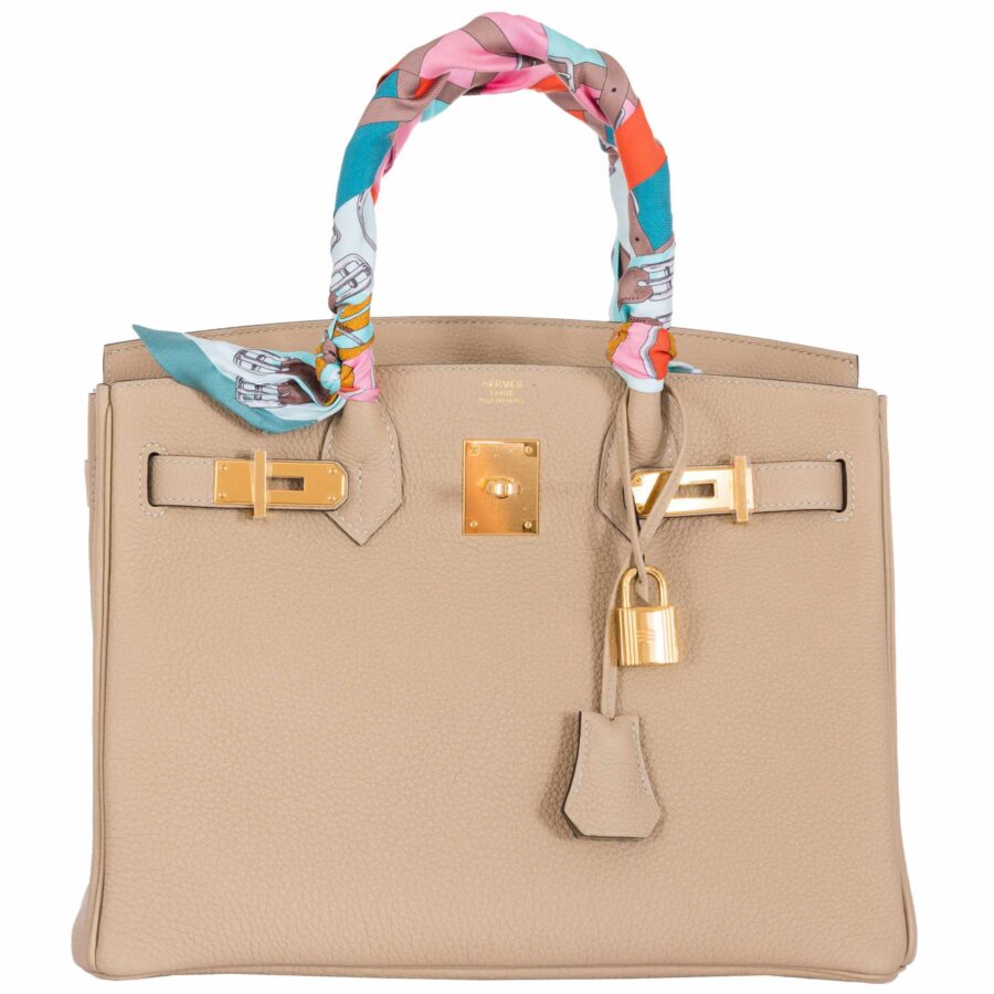 HermesBirkin 30 Trench Togo Gold Hardware | Studio Nafay