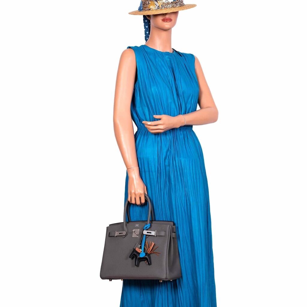 HermesBirkin 30 Vert Gris Togo with Palladium Hardware -, Y - Product Image 2