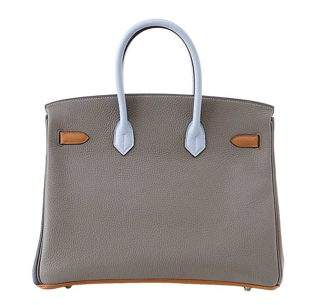HermesBirkin 35 Arlequin Limited Edition Bag PHW
