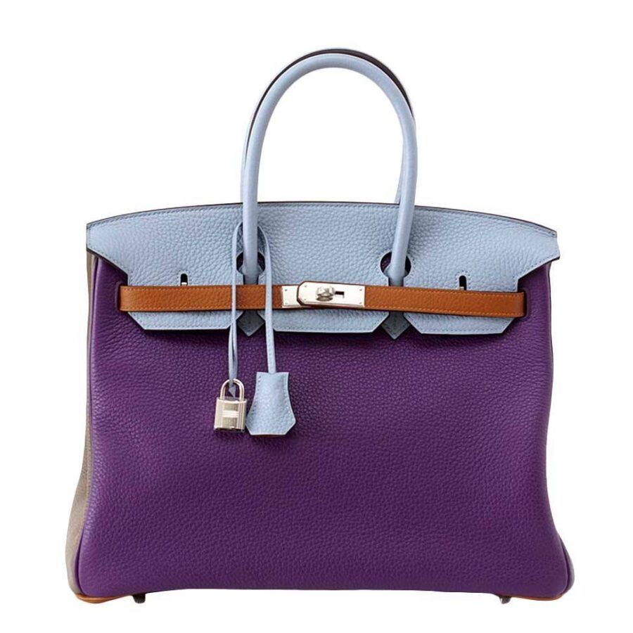 HermesBirkin 35 Arlequin Limited Edition Bag PHW | Studio Nafay