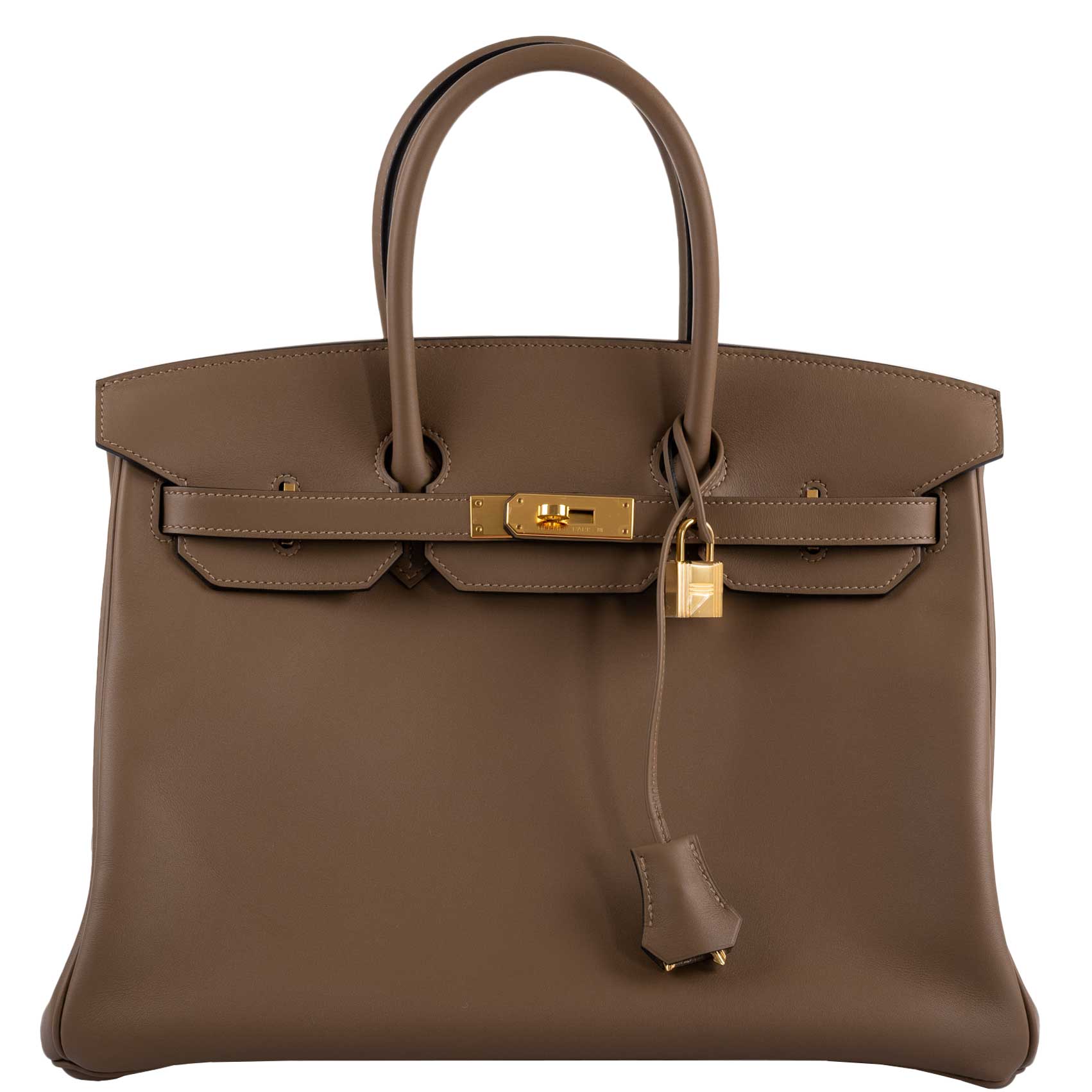 Hermes Birkin 35 Beige de Weimar Jonathan with Gold Hardware -, Y