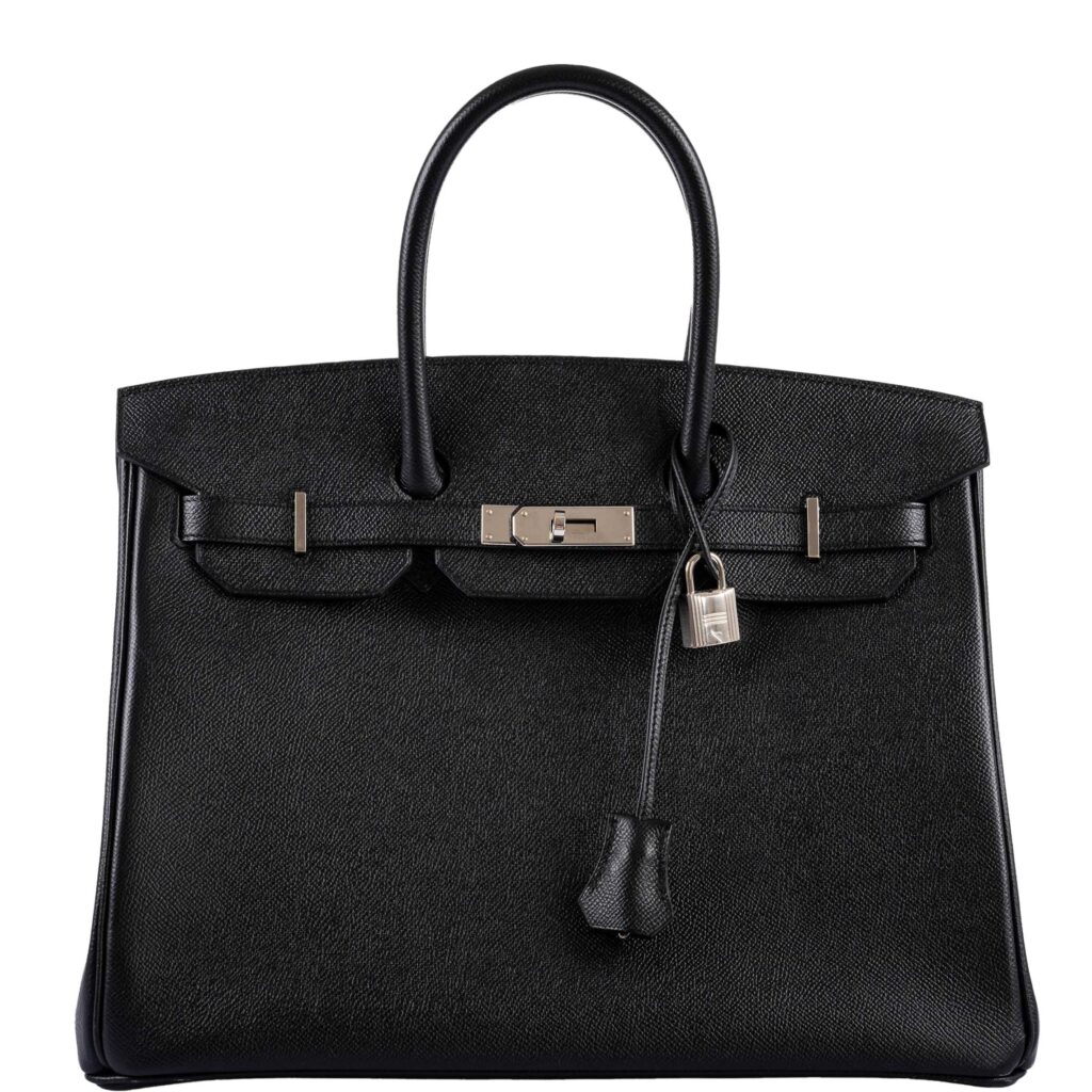 Hermes Birkin 35 Black Epsom leather Palladium Hardware -, A - Product Image 2