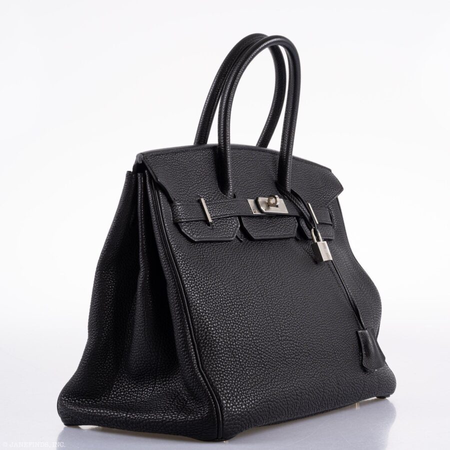 Hermes Birkin 35 Black Togo Palladium Hardware -, Square G | Studio Nafay