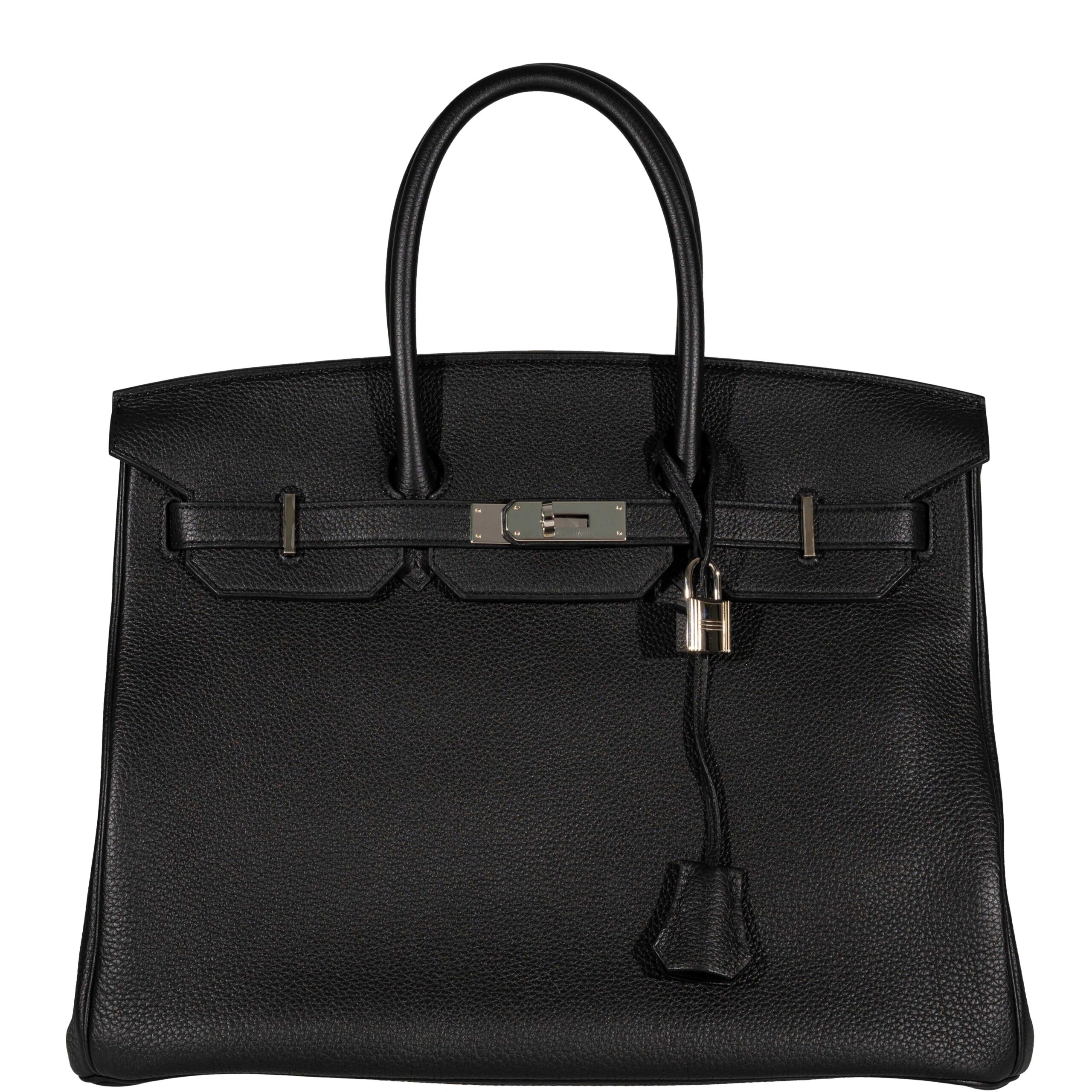 Hermes Birkin 35 Black Togo Palladium Hardware -, A