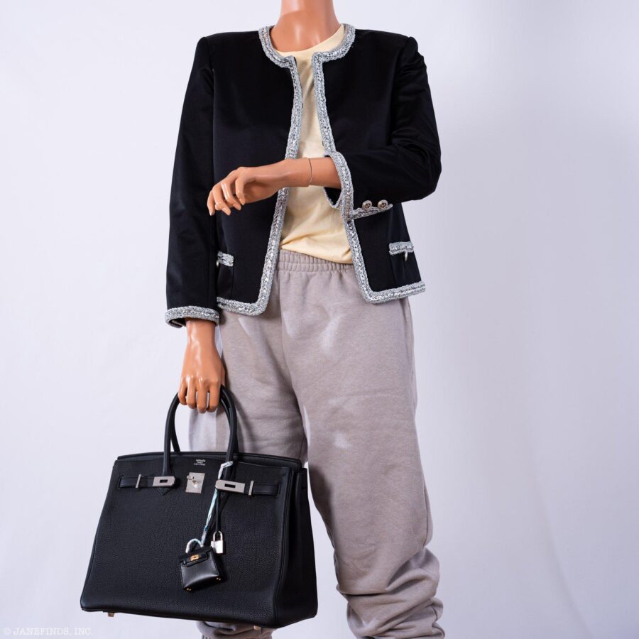 Hermes Birkin 35 Black Togo Palladium Hardware -, Y | Studio Nafay