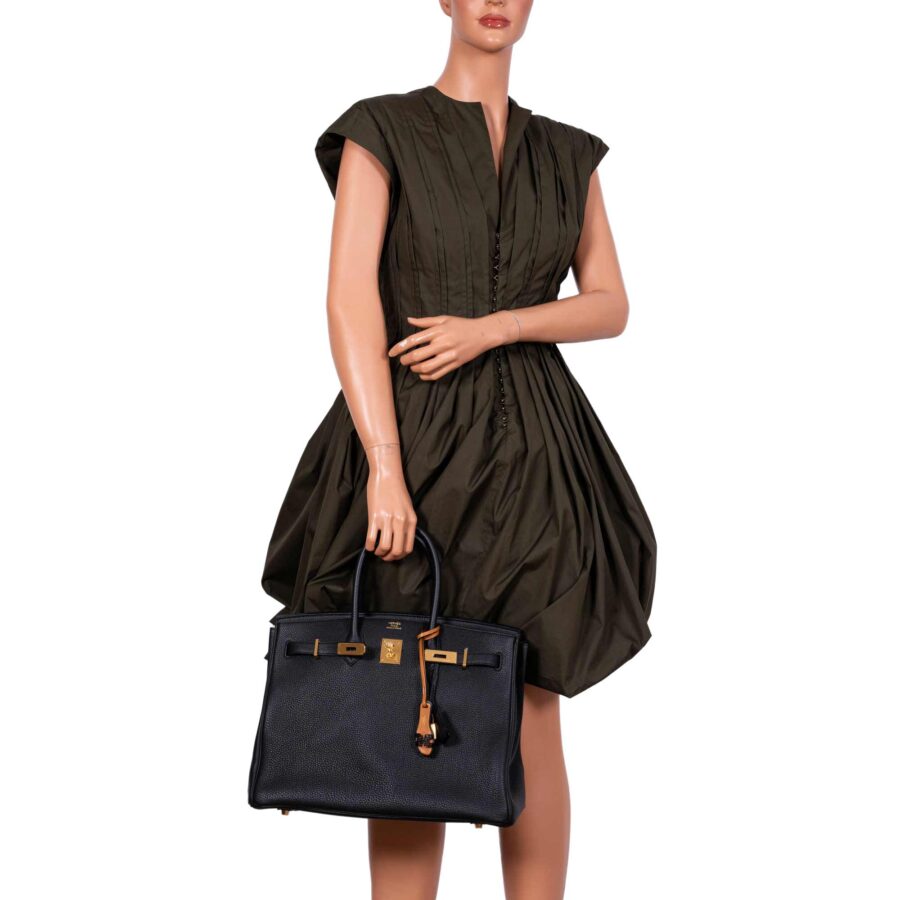 Hermes Birkin 35 Black Togo with Gold Hardware -, A | Studio Nafay