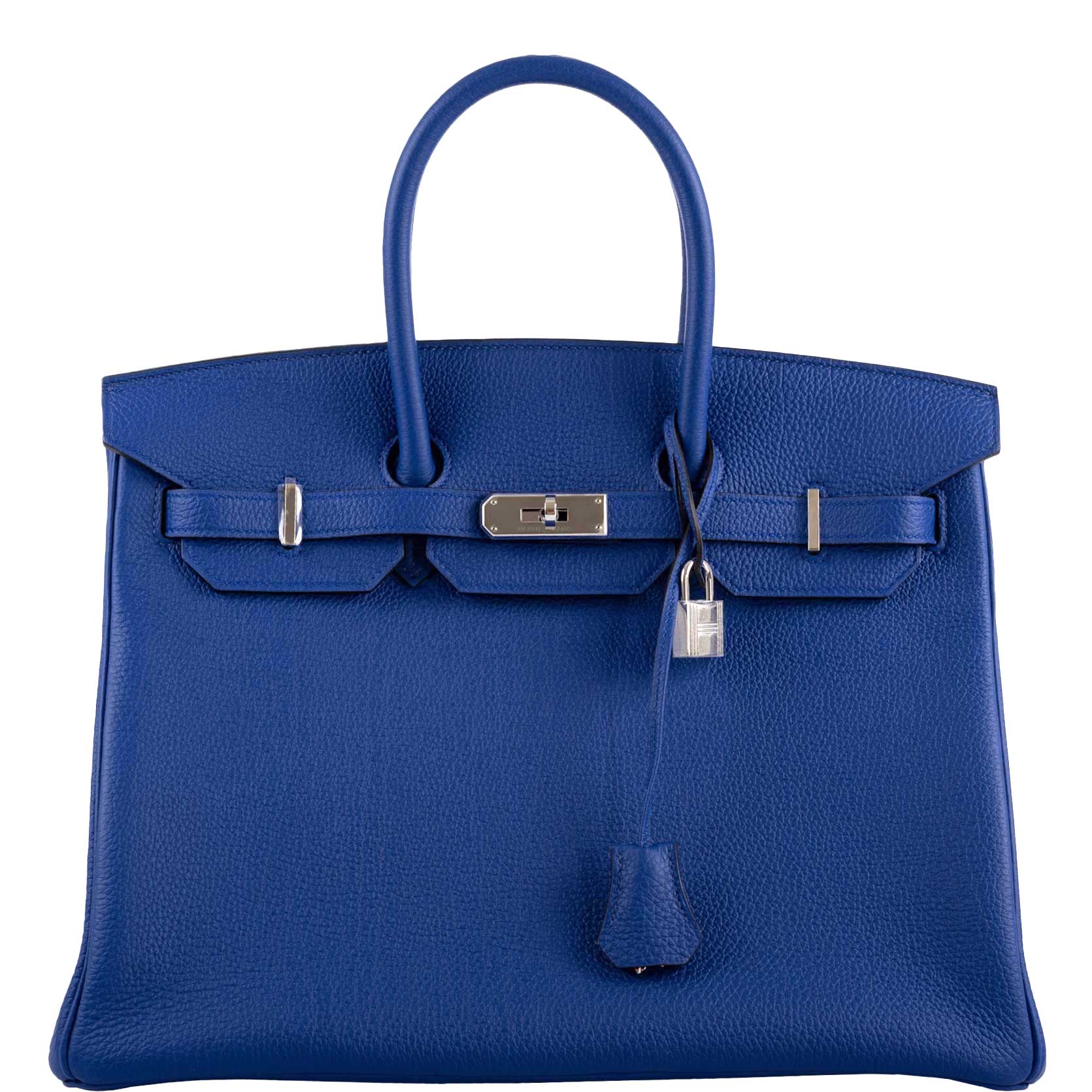 Hermes Birkin 35 Blue Electric Togo Palladium Hardware -, T