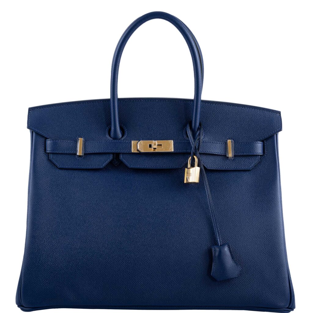 Hermes Birkin 35 Blue Saphire Epsom with Gold Hardware -, X - Product Image 2