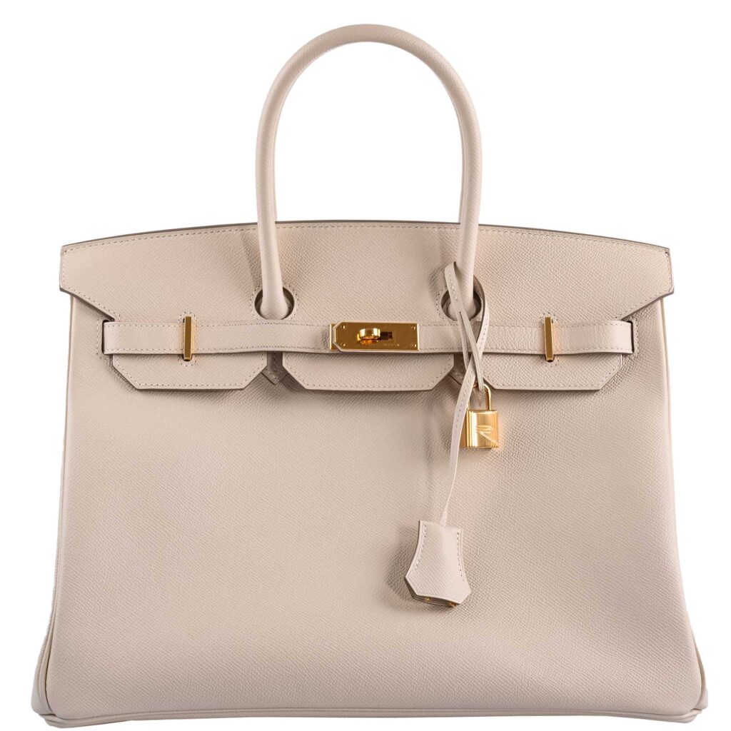 Hermes Birkin 35 Craie Epsom Gold Hardware -, T - Product Image 2
