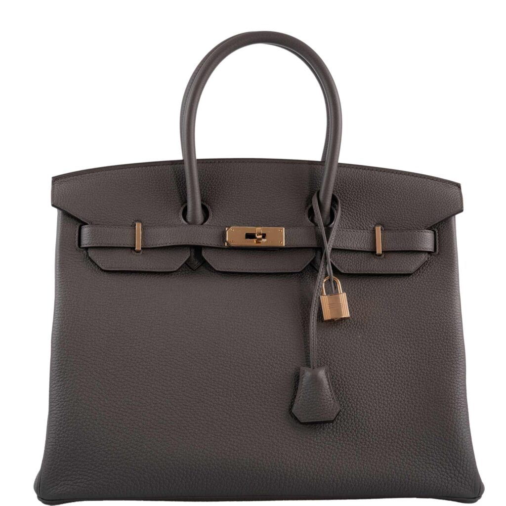 Hermes Birkin 35 Etain Togo with Rose Gold Hardware -, Z - Product Image 2