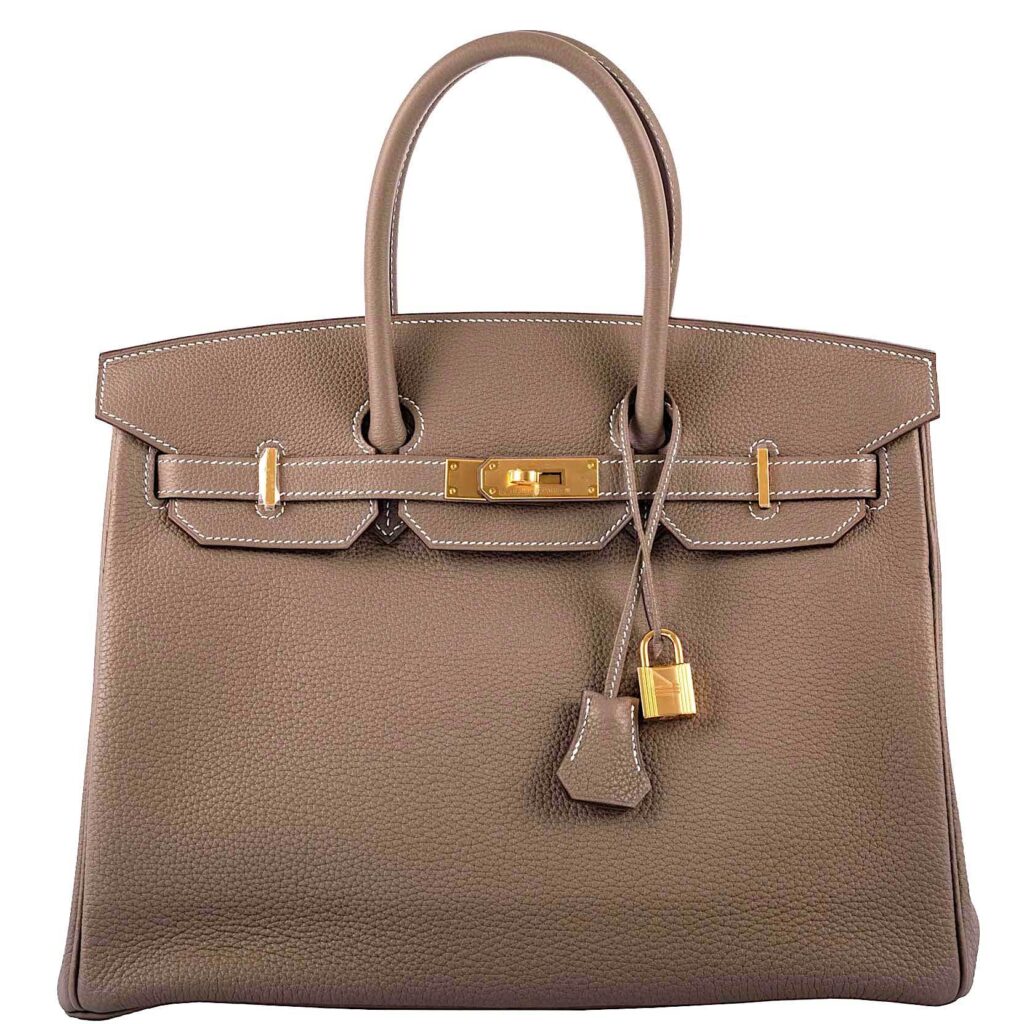 Hermes Birkin 35 Etoupe Togo Gold Hardware -, D - Product Image 2