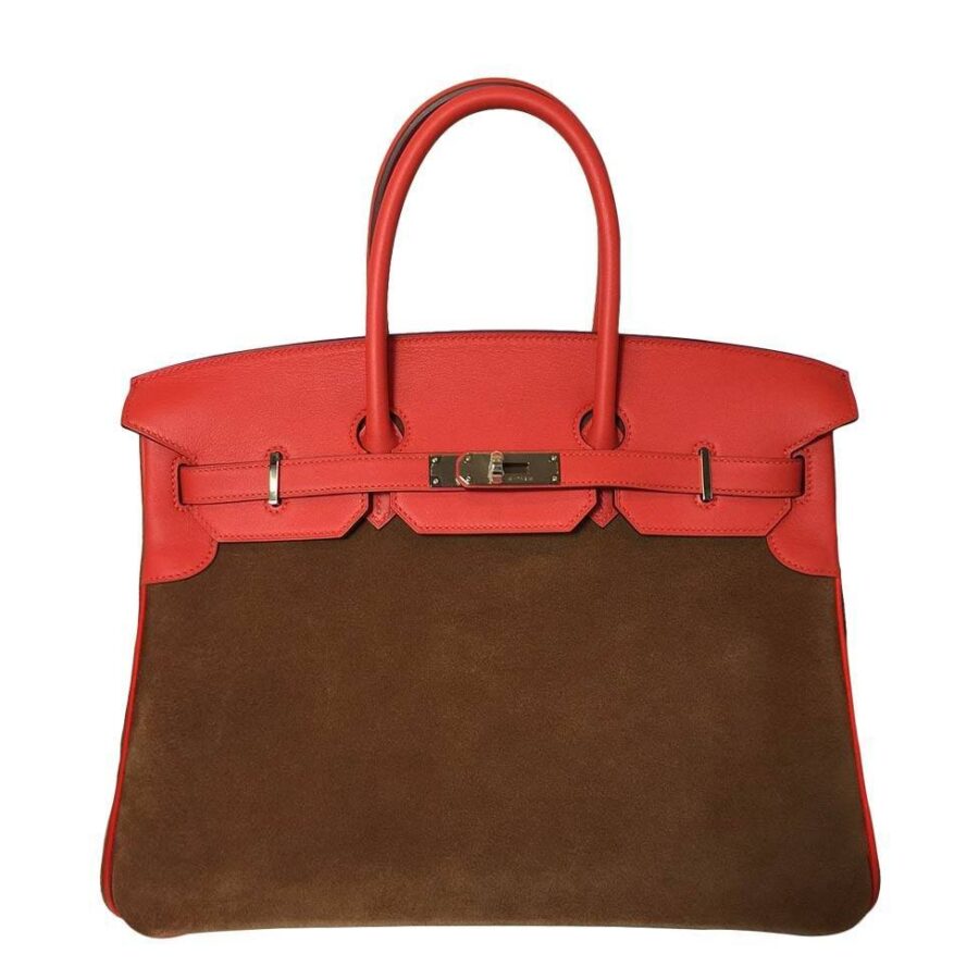 HermesBirkin 35 Grizzly Bag Suede - Limited Editon | Studio Nafay