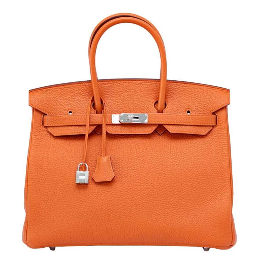 HermesBirkin 35 Bag H Orange Togo Leather | Studio Nafay