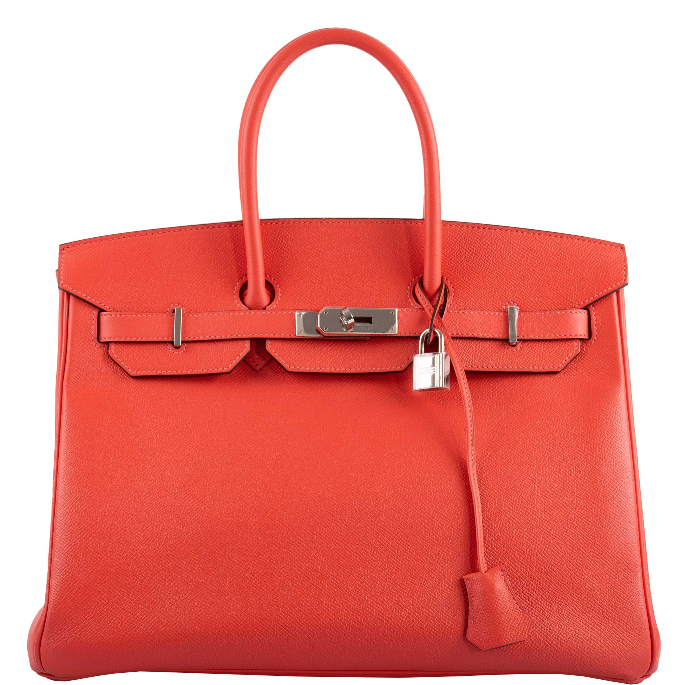 Hermes Birkin 35 Rose Jaipur Epsom Palladium Hardware -, T