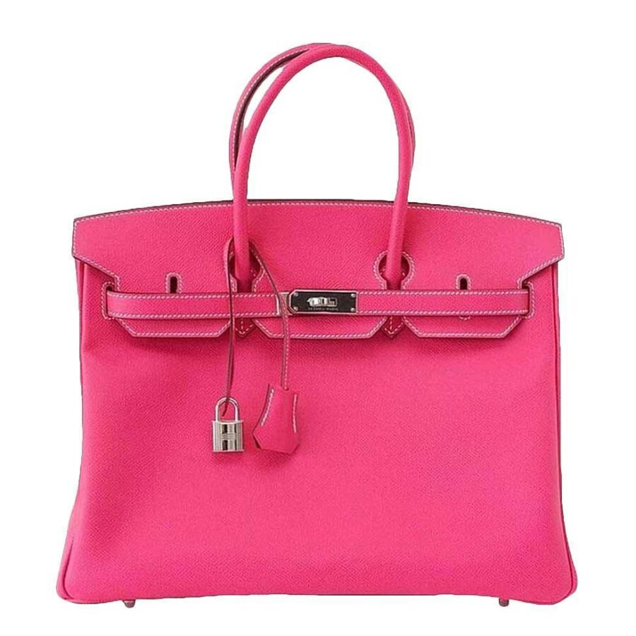 HermesBirkin 35 Rose Tyrien Pink Bag PHW | Studio Nafay
