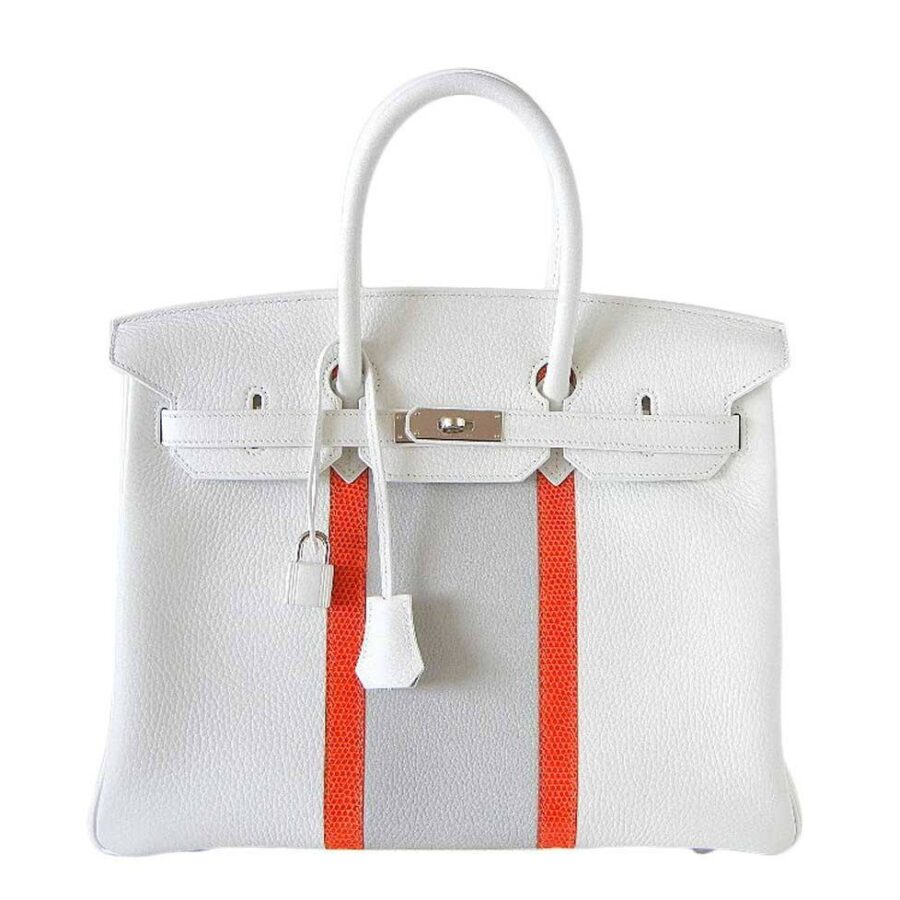 HermesBirkin 35 White Club Bag PHW | Studio Nafay