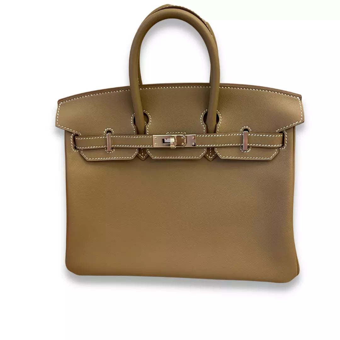 HERMÈS BIRKIN 25 ETOUPE SWIFT BAG