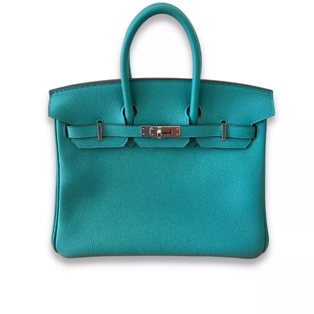 HERMÈS BIRKIN 25 VERT VERONE VERSO TAURILLON NOVILLO BAG - Product Image 2