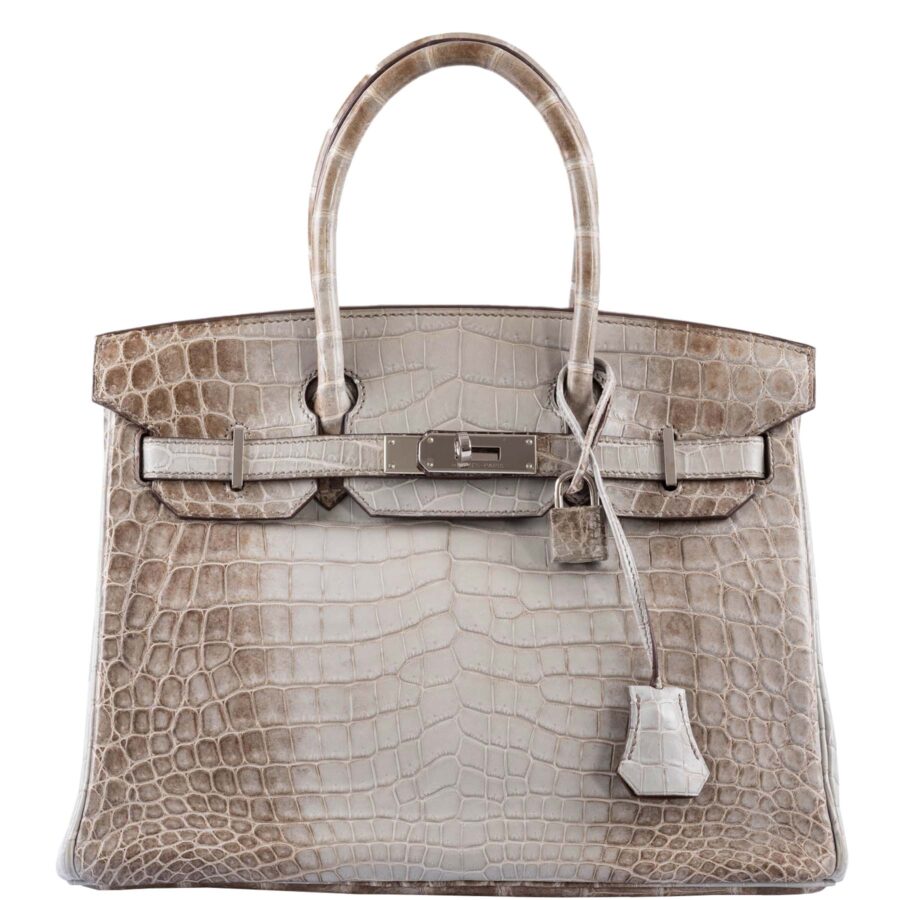 HermesGris Cendre Himalaya Birkin 30 Matte Nilo Crocodile with Palladium Hardware -, Q Square | Studio Nafay