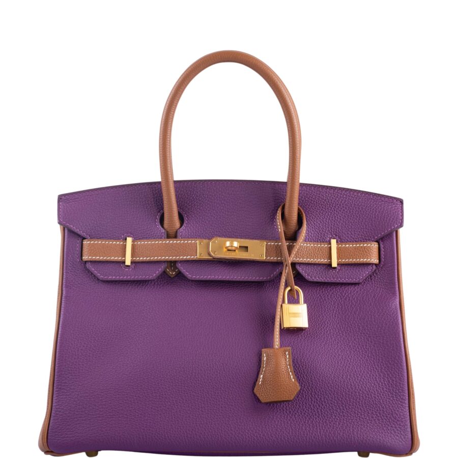 HermesHSS Birkin 30 Anemone and Gold Togo with Gold Hardware | Studio Nafay
