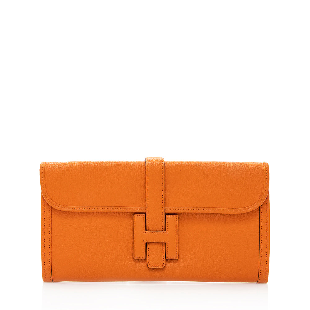 Luxury Hermes Swift Jige Elan 29 Clutch