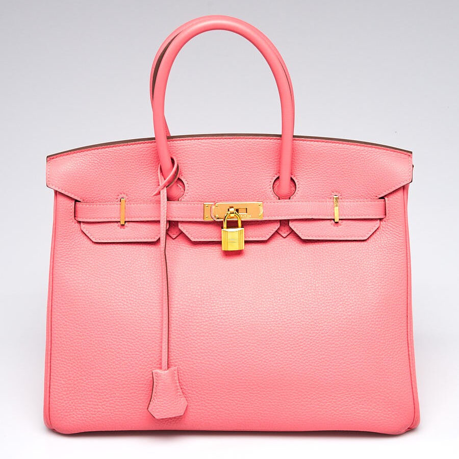 HERMÈS TOGO BIRKIN 35 ROSE LIPSTICK | Studio Nafay