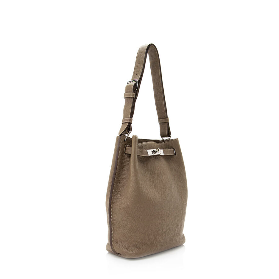 Luxury Hermes Togo Leather So Kelly 26 Shoulder Bag | Studio Nafay