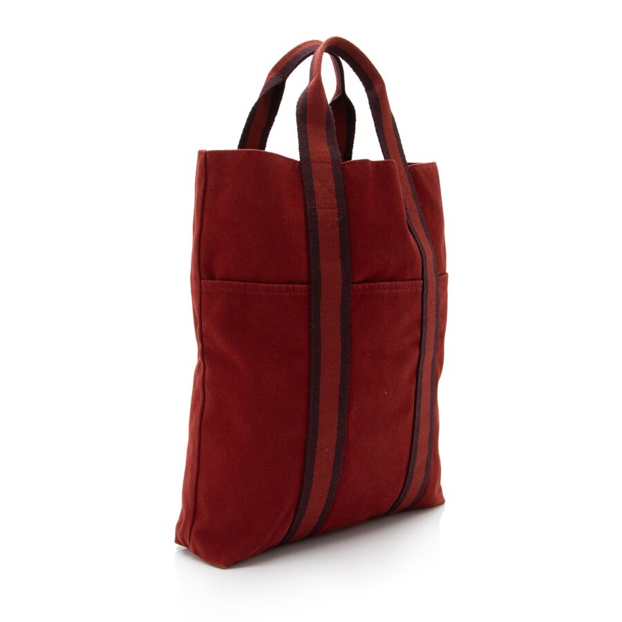 Luxury Hermes Toile Fourre Tout Shopping Tote | Studio Nafay